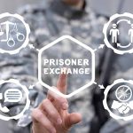 Person pressing Prisoner Exchange button on virtual interface