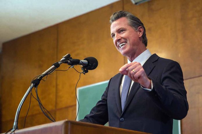 Man speaking at podium with microphones.