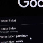 Google search for Hunter Biden suggestions displayed