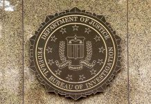 FBI seal on granite wall