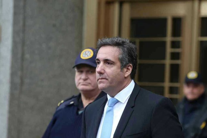 Man in suit walking outside with security officers
