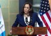 CNN BOMBSHELL — Harris Burned Key Allies Person speaking at podium with flags in background
