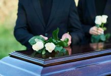 Crew Member TRAGEDY—What Went Wrong? People placing white roses on a casket