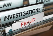 Santos Scandal Deepens — Can State Win? Files labeled Investigations and Fraud in folder