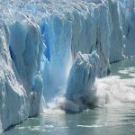 Antarctic DOOMSDAY Glacier Could Drown NYC A glacier calving into the ocean, creating a splash of ice and water