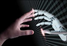 AI Romance SCAM Exposed — Americans Totally Fooled Human and robotic hand reaching out to touch.