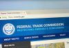 Federal Trade Commission website homepage screenshot.