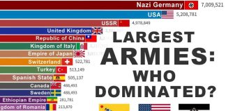 Largest Armies in History (1825-2025) | 200 Years of War
