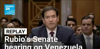 Replay: Marco Rubio testifies at US Senate about Venezuela