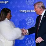 Nicki Minaj Stuns White House Trump Holds Nicki Minaj's Hand While Welcoming Rapper
