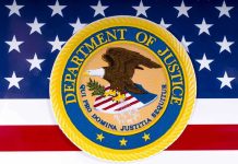 Corrupt DOJ? Top Democrats Drop Bombshell Department of Justice seal on American flag background.