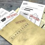 “Declassified Memos” Vanish When Asked Classified documents with Top Secret stamps on wooden surface.