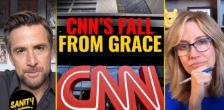 CNN COLLAPSES—Viewers Flee in Historic Crash