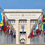 High-Stakes Choice Could Reshape the Region’s Future United Nations building with numerous national flags outside.