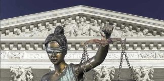 Ex-Aide CAUGHT: $225K Fraud in California Lady Justice statue in front of courthouse.