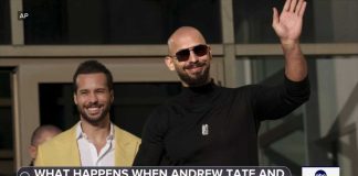 UK Piles On — Tates Cornered In Court Tate brothers fight extradition to UK over rape and sex trafficking charges
