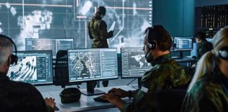 Glacial War: Putin’s 30-Year Donbas Plan? Military analysts at computers in a command center