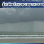 Calm Surf, Then TWISTER — Sandstorm Madness Waterspout becomes brief tornado on Folly Beach