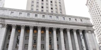 United States courthouse with grand neoclassical columns
