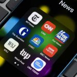 The Washington Post Data Scheme That Punished Its Most Loyal Readers News app icons on a smartphone screen.