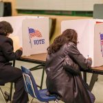 A Rare Election Is Leaving The Choice Blank Voters filling out ballots at polling booths