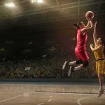 WNBA Starter Torches Sweeney Pile-On Two women playing basketball; Michelle Jenneke is not visible