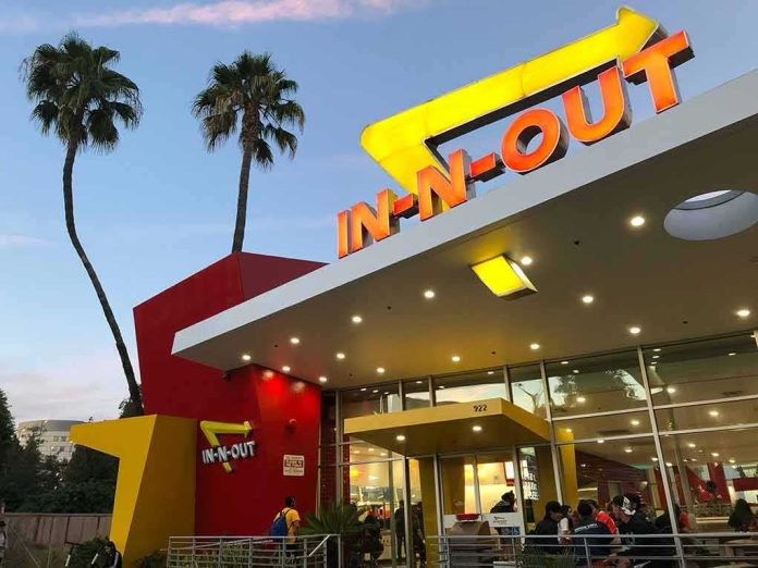 shutterstock_1473152366-1 In-N-Out Burger restaurant exterior at dusk