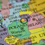 Climate Turbocharges Europe’s Heat Blast Close-up of a political map of Eastern Europe