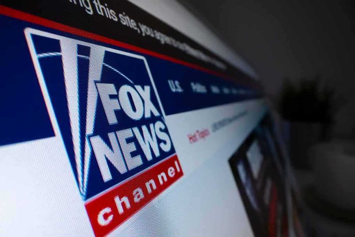 Fox News logo on a computer screen