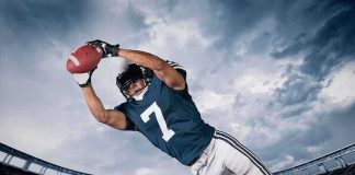 These Viral Clips Sparked An NFL Debate Akeel Lynch diving to catch a football in a stadium