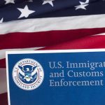 Trump Pounces On ICE Denial U.S. ICE document against American flag
