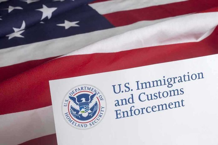 shutterstock_300476921 U.S. flag with government document and seal