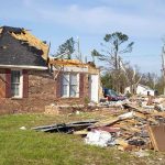 Fireworks Hoard EXPLODES — Accountability Vanishes A severely damaged house with debris scattered around from a storm