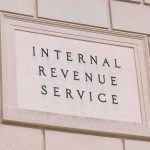 High-Profile Data Exposed Inside IRS Internal Revenue Service building sign on a stone wall